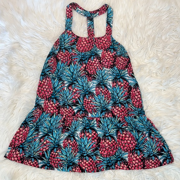Buddy Love Pineapple 🍍 Print T-Back Muni Dress - Picture 1 of 10
